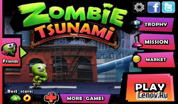 Zombie Tsunami v4.5.132 Apk Mod [Dinheiro Infinito]