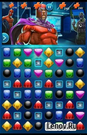 MARVEL Puzzle Quest v 254.603425 Мод (много денег)
