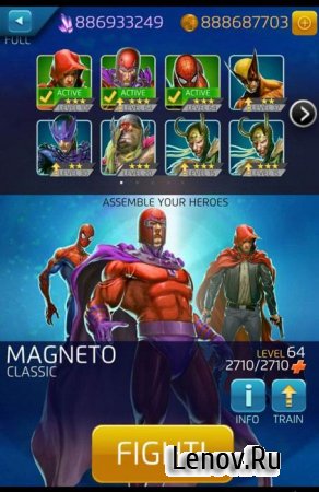 MARVEL Puzzle Quest v 276.635126 Мод (много денег)