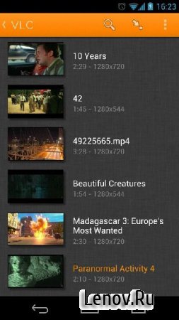 VLC for Android Beta v 0.1.4