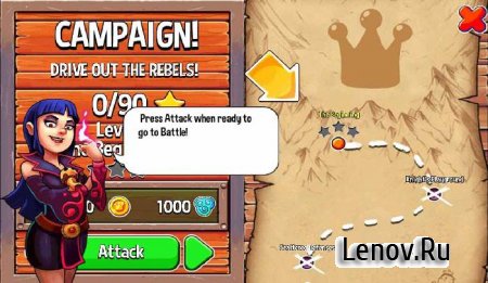 Battle Heroes:Clash of Empires v 1.0.3 Мод (свободные покупки)