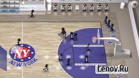 Stickman Basketball (обновлено v 1.6) Mod (Unlocked)