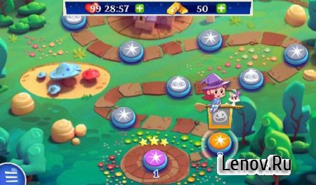 Bubble Witch 2 Saga v 1.138.0 Mod (Boosters/Lives/Moves)