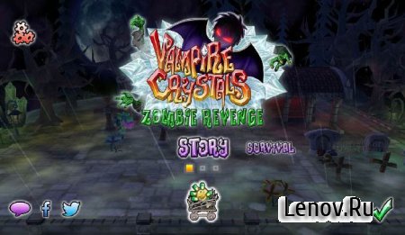 Vampire Crystals ZombieRevenge v 0.3 Мод (много денег)