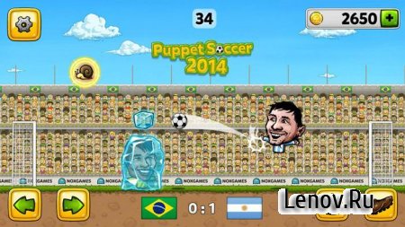 Puppet Soccer 2014 v 3.1.8 Мод (Unlimited Coins/Gems)