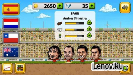 Puppet Soccer 2014 v 3.1.8 Мод (Unlimited Coins/Gems)