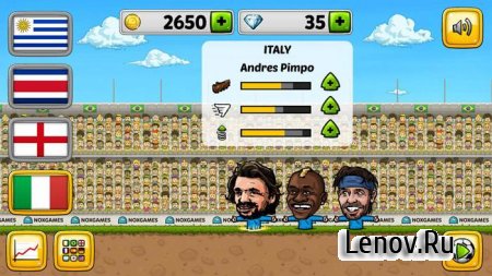 Puppet Soccer 2014 v 3.1.7 Мод (Unlimited Coins/Gems)