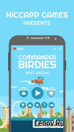 Commander Birdies v 1.0.7 Мод (много денег)