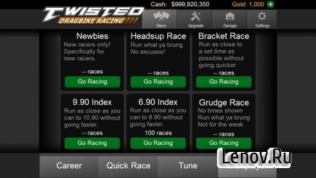 Twisted: Dragbike Racing ( v 1.2)  ( )