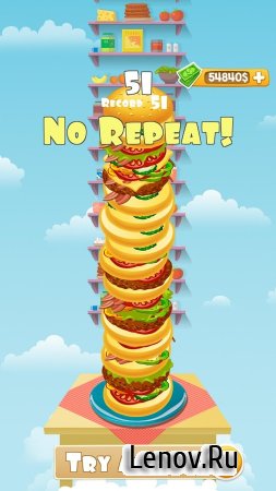 Burger Cafe “No Repeat” 2 v 4 (Mod Money)