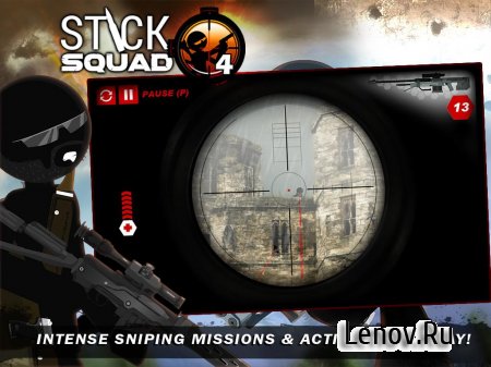 Stick Squad 4 - Sniper's Eye (обновлено v 1.2.5) (Mod Money)