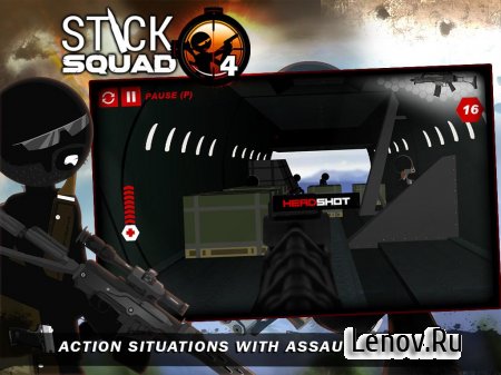 Stick Squad 4 - Sniper's Eye ( v 1.2.5) (Mod Money)