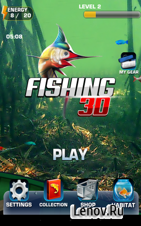 Fishing 3D v 1.1.4 (Mod Money/Energy/Ads-Free)