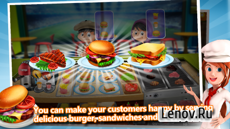 Fast Food Street Tycoon v 1.5 (Mod Money)