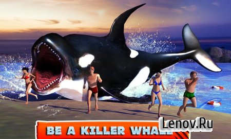 Killer Whale Beach Attack 3D v 1.0 Мод (Many coins & More)