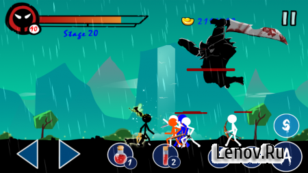 Stickman Ghost: Ninja Warrior v 1.9 (Mod Money)