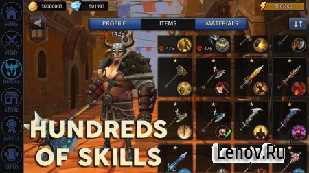 Quest of Heroes: Clash of Ages v 1.1.7  (Massive damage/God mode)