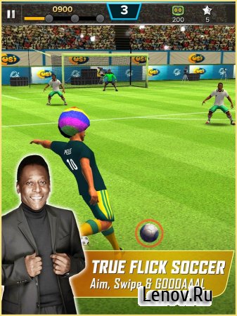 Pelé: Soccer Legend (обновлено v 1.4.1) Мод (Unlimited Cash & More)