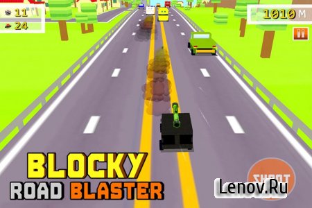 Blocky Road Blaster - Wild Race v 1.0.1 (Mod Money)