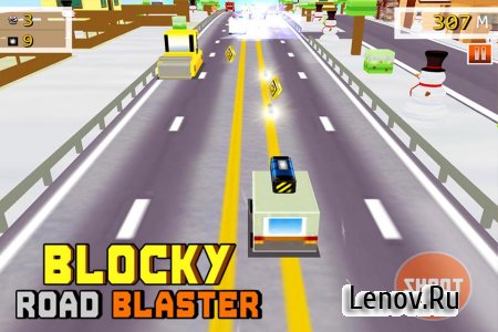 Blocky Road Blaster - Wild Race v 1.0.1 (Mod Money)