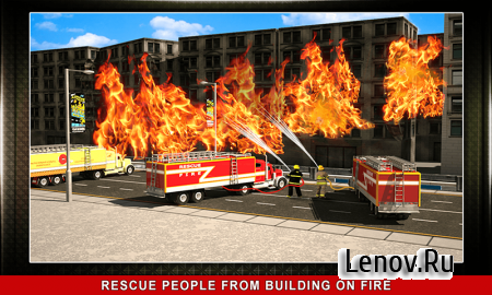 911 Rescue Fire Truck 3D Sim v 1.0.5 (Unlocked)