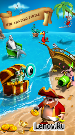 Coin Pusher: Pirate Booty v 1.2.2 Мод (Infinite Coins & More)