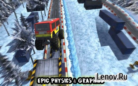 Crazy Monster Bus Stunt Race v 1.3 Мод (Many coins/Open all the machines)