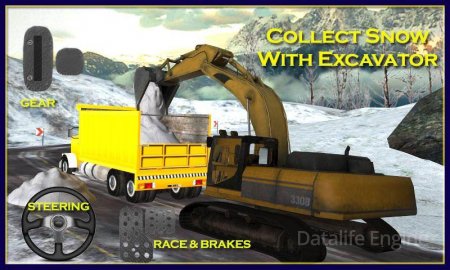Snow Rescue op : Excavator 3D v 1.2 Мод (Unlocked)