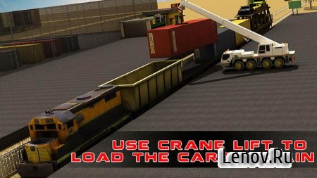 Train Cargo Crane Simulator 3D v 1.0  (Unlocked)