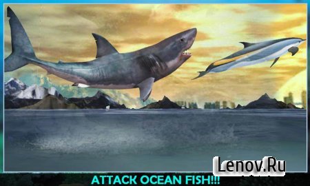 Angry Sea White Shark Revenge v 1.0.3 Мод (all levels unlocked)