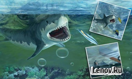 Angry Sea White Shark Revenge v 1.0.3 Мод (all levels unlocked)