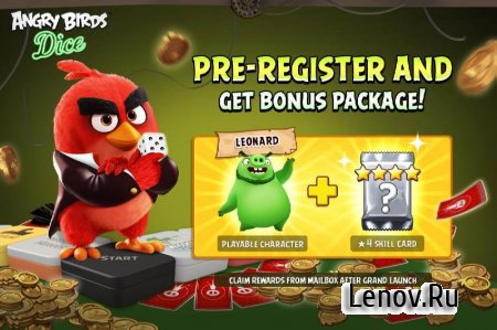 Angry Birds: Dice (обновлено v 1.2.101554) Мод (много денег)
