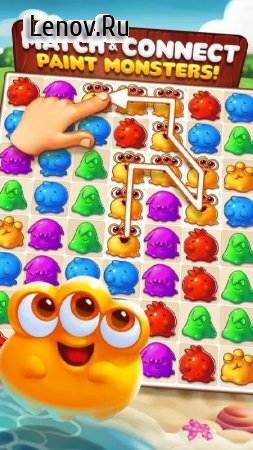 Paint Monsters v 1.32.101 Мод (Infinite Coins/Lives/Extra Moves Booster)