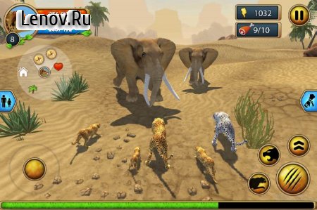 Cheetah Family Sim (обновлено v 3.2.4) (Mod Money)
