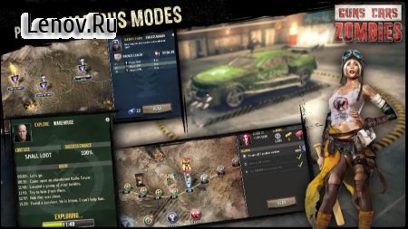 Guns, Cars and Zombies v 3.2.6 (Mod Money)