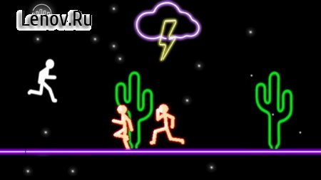 Stickman Neon Run v 3.6.0