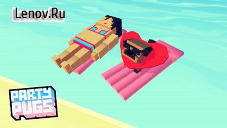 Party Pugs: Beach Puzzle GO! v 1.1.0  (infinite Coins/Free Pugs & More)