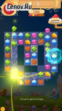 Cupcake Match 3 Mania (обновлено v 1.11.0) Мод (Coins Unlimited/Boosters Unlimited)