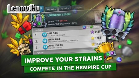 Hempire - Plant Growing Game v 2.38.0 Mod (Unlimited Diamond/Bucks/Keys/Karma)