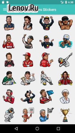 F1 Drivers Stickers from fans v 1.0 (Full)