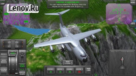 Turboprop Flight Simulator 3D v 1.27 Мод (много денег)