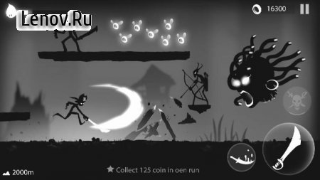 Stickman Run: Shadow Adventure v 1.2.10  (Infinite Coins/Gems/No Attack Delay)