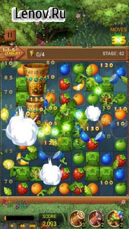 Fruits Forest : Rainbow Apple v 1.1.8 Мод (infinite coins/shop button/no ads)