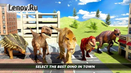 Dinosaur Simulation 2017- Dino City Hunting v 1.1.1 (Mod Money/Unlocked)