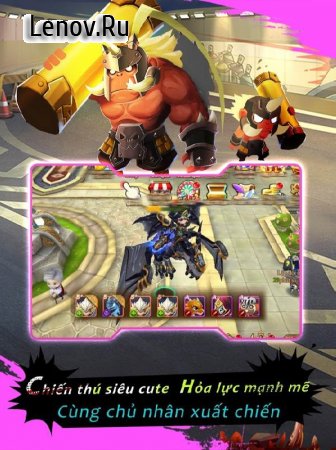 Battle of the Bold - Game Mobile action 3D Cute (Chi&#7871;n T&#237;ch D&#361;ng S&#297;) v 1.1.0 (x10 damage/Defense/Menu Mod)