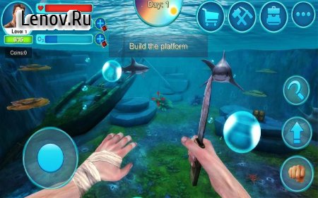 Ocean Survival 3D - 2 (обновлено v 2.5) (Mod Money)