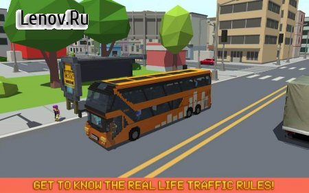 Mr. Blocky City Bus SIM v 1.9 (Mod Money)