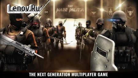 MazeMilitia: LAN, Online Multiplayer Shooting Game v 3.2  (Unlimited Cash/Golds/Mission Credits/Medkits/Free Guns Upgrade)