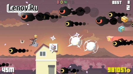 Flying Ninja : master of delivery v 1.1.0  (All Currencies)