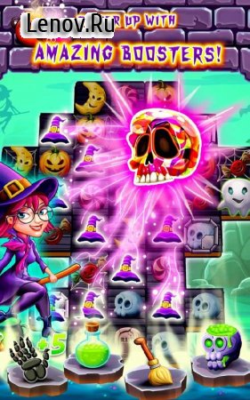 Witchdom - Candy Match 3 v 1.5 (Coins/Spins/Boosters/Lives Increase)